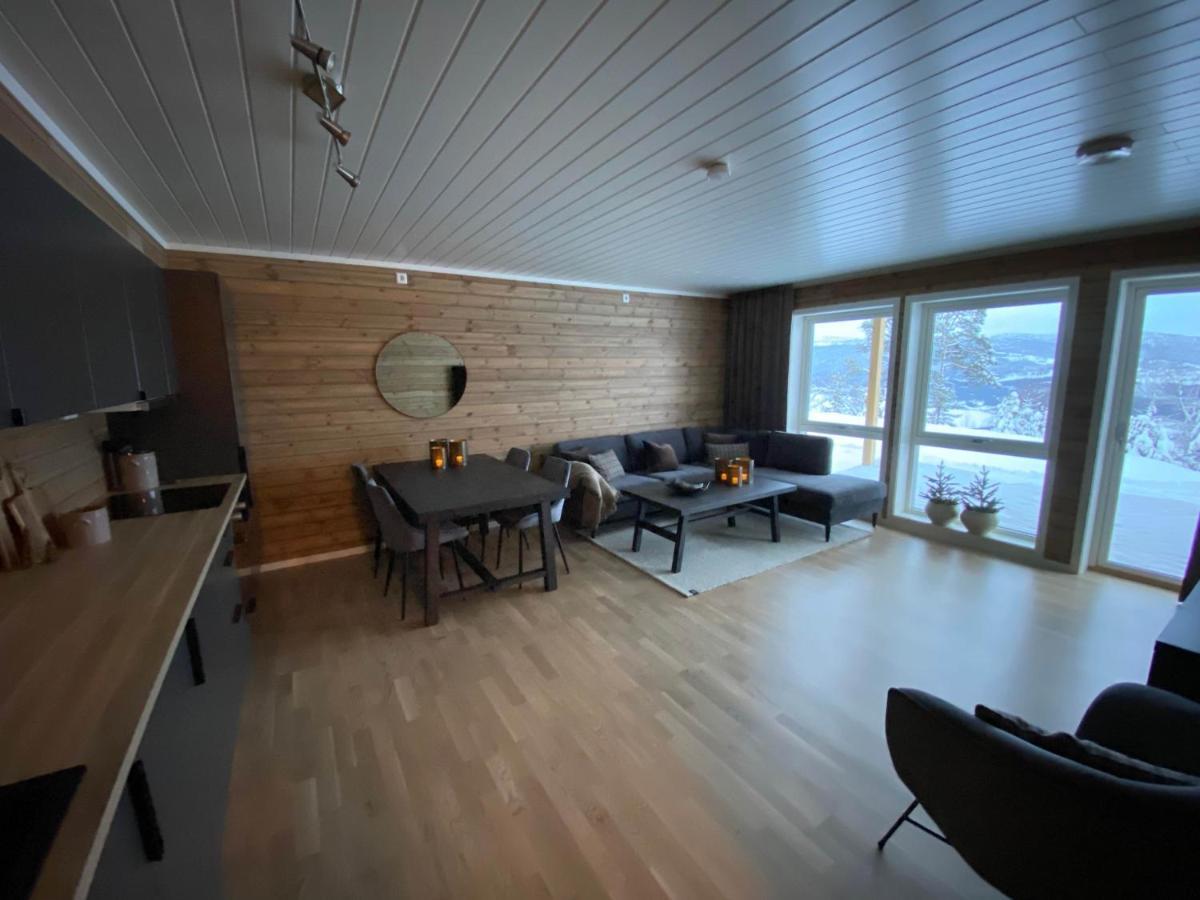New Modern Apartment With Great View - Ski In & Out Skulestadmo Exterior foto